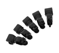 RUNROTOO 5pcs Walker Cane Holder with Rotation for Wheelchairs and Mobility Scooters Black Walking Stick Rack Clip with Firm Grip Multi-Purpose Crutch Holder for Elderly Home and Outdoor