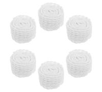 RUNROTOO 6 Rolls Cotton Meat Netting Rope for Ham and Sausage Tying, Sturdy Kitchen Packaging String Not Easy to Crack, for Professional Use and Food Shop