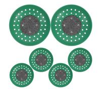 RUNROTOO 6pcs Plastic Pigeon Nest Bowls Bird Nesting Beds for Breeding Pigeons Sturdy Hatching Bowls Suitable for Birdcages and Outdoor Aviaries