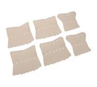 RUNROTOO 6pcs Pool Table Pockets Replacement Liners with Artificial Leather Material, Easy Installation and User-friendly Design, Suitable for Billiard Tables in Family Game Room