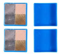 RUNROTOO 8pcs Equal Mass Metal Cube Set 2cm Copper Iron Aluminum Wood Cubes for Density and Specific Gravity Experiments Science Education Lab Measurement Kit