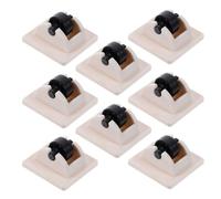 RUNROTOO 8pcs Fixed Casters Mini Wheels for Furniture Storage Boxes Trash Cans Load-bearing Adhesive Castor Rollers Floor-friendly