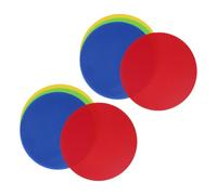 RUNROTOO 8pcs Flat Pvc Spot Markers for Sports Speed Agility Training, Non Slip Field Cones with High Precision Placement and Enhanced Visibility, for Basketball and Competitions