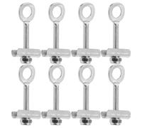 RUNROTOO 8pcs Motorcycle Chain Tensioner Adjuster for Mini Motorcycle and Quad Models, Metal Construction with Antislip Chain Adjuster Bolts and Precise Manual Adjustments, for Mud and Sand