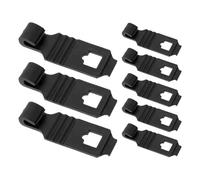 RUNROTOO 8pcs No-Drill Dash Cam Mount Hook, Car Mirror Camera Mount, Easy Install DVR Accessory for Rearview Mirror, Anti-Slip Strap Buckle Replacement