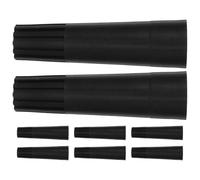 RUNROTOO 8pcs Plastic Mop Pole Attachment Tips and Broom Handle Ends with Versatile Compatibility and Deformation Resistance for Cleaning High Or Narrow Spaces in Kitchen