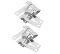 RUNROTOO Aa Aaa Battery Spring Contact Plate 10Pcs Steel Replacement for Electronic Accessories and Remote Controls