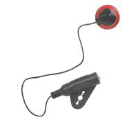 RUNROTOO Acoustic Guitar and Violin Pickup Piezo Contact Microphone, Portable Eq Soundboard Pickup for Ukulele Mandolin with Low Output, Black Patch for Live Performance and Recording