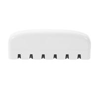 RUNROTOO Acoustic Guitar String Dampener White, Practice Mute with String Cleaner for Quiet Playing for Apartment and Night Sessions