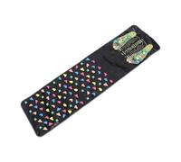 RUNROTOO Acupressure Foot Massage Mat for Feet Artificial Leather and Pp Material for Relief of Fatigue for Home and Travel Use