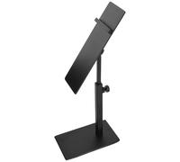 RUNROTOO Adjustable Height Portable Stainless Steel Shoe Display Shelf Organizer Rack for High-heeled Shoes, Black Colour, Compact Size Suitable for Home Storage and Closet Organisation