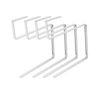 RUNROTOO Adjustable Stainless Steel Wreath Hanger 4pcs for Headstone