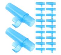 RUNROTOO Air Pump Nozzle Adapters Portable for Plastic 20pcs Inflatables and Leakproof Manual Inflation Tips Compatible Air Beds Pool Floats