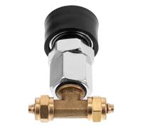 RUNROTOO Air Tube Quick Connect Fitting, Air Tube Conversion Connector Head, Three-Way Alloy Fitting, Quick Connect, Airbag Takeoff, Truck Cab