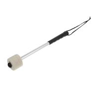 RUNROTOO Aluminum Alloy Drumstick Random Color Comfortable and Sturdy with Wool Felt Mallet Percussion Drum Tool Not Easy to Deform, Unique Design for Practice and Performance
