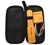 RUNROTOO Anti-burning Line Finder Kit Fault Indication and Short Circuit Checking, Practical Cable Finding Tool Made of Sturdy Abs Material, for Network Test and Cable Tracing
