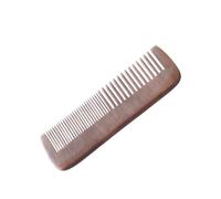 RUNROTOO Anti-static Hair Comb Made of Peach Wood Comfortable Massage Function, Practical Wooden Comb for Home Use Suitable for Hair Types
