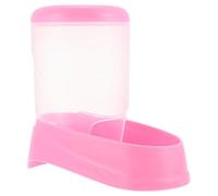 RUNROTOO Automatic Hamster Feeder Plastic Food Dispenser Small Pet Feeding Basin with Anti-turning Design Easy to Assemble and Convenient to Observe Food Suitable for Hamster and Guinea Pig