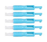 RUNROTOO Automatic Needle Threader Plastic and Metal Threading Device 5pcs for Sewing Machine and Hand Needles for Household Sewing