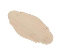 RUNROTOO Bamboo Fading Business Plaque Sign Hanging Door for Store and Easy Installation, Resists Warping Unfinished Blank Door Hanger Bookstores Home Decor