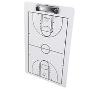 RUNROTOO Basketball Coaching Board Portable Clip Board with Dry Wipe Surface for Game and Player Positioning