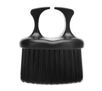 RUNROTOO Beard Portable for Ring Brush Men with Design Cleaning Hair Broken Material, Strong Nylon Bristles, Ergonomic Pp Barber Shops and Everyday Grooming