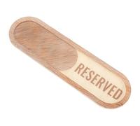 RUNROTOO Beige 1 Sliding Privacy Signs Acrylic Vacant Engaged Sign Easy to Use Slide to Display Message Door for The Hotel Home Restrooms