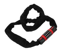 RUNROTOO Bike Chain Lock 5-Digit Password Carbon Steel Multi-Functional Easy Locking and Unlocking with Keys for Sports Gear and Battery Car Security