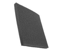 RUNROTOO Biochemical Filter Sponge 50x50x2cm Aquarium Fish Tank Filter Wool Pad Middle Hole for Aquarium Filtration and Water Purification