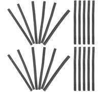 RUNROTOO Black Willow Compressed Charcoal Sticks Sturdy Carbon Artist Charcoal 20pcs Not Easy to Break or Deform for Drawing and Shading for Students and Hobbyists