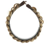 RUNROTOO Braided Braid Headband Hair Accessory for Women with Teeth Design, Plastic and Resin Material, Not Easy to Skid, for Taking Pretty and Unique Photos on Different Random Color