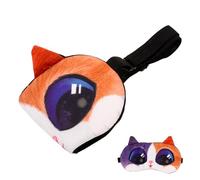 RUNROTOO Breathable Lightweight Cotton Cloth Eye Patches Creative Delicate Design, Assorted Colour Sleep Mask for Teens Suitable for Use Where You are Troubled by Light Or on Trains