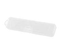 RUNROTOO Case Holder Travel Lightweight Unique Plastic Toothbrush with Use Creative Design Convenient Toothbrush Storage for White Bathroom