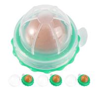 RUNROTOO Cat Lickable Candy Ball Treats Edible Wall-mounted Catnip Snacks with Cover 4pcs for Care and Training Made of Abs+sugar Care and Training for Kitten and Cat