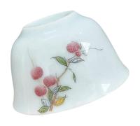 RUNROTOO Ceramic Tea Serving Cups 70ml White Vintage Style Safe Coloring Premium Drinkware for Brewing Tea with Traditional Oriental Charm