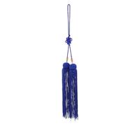 RUNROTOO Chinese Kungfu Sword Tassel - Martial Arts Taichi Sword Charm Traditional Ornament Decorative Attachment for Handheld Fan Stage Drama Props (Blue)