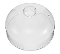 RUNROTOO Clear Glass Microwave Cover for Food - 7.9 Inch Microwave Splatter Cover with Vent Hole - Round Micro Wave Oven Plate Lid for Food Heating in Home Kitchen