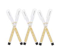 RUNROTOO Construction Deep Hole Marker Pen 6Pcs Oil-Based Carpenter Ink Marker Long Tip for Woodworking and DIY Tasks Black Random Colours