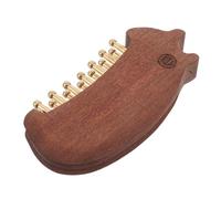 RUNROTOO Copper Teeth Wood Therapy Massage Comb for Scalp and Body Meridian Stimulation with Ergonomic Design for Spa and Neck Shoulder Care