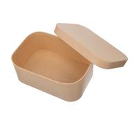 RUNROTOO Corner Paper Box with Lid for DIY Crafting and Storage, Large Khaki Paper Box Featuring Versatile Design and Ample Storage Space, for Tea Packaging and Art Projects