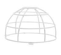 RUNROTOO Detector Cover Fire Dust Shield Metal Guard with See-Through Design for Home and Work Environments