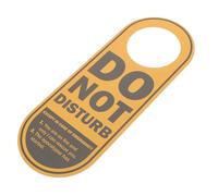RUNROTOO Door Sign 24x9cm Pvc Do Not Disturb Double-sided with Please Knock Text Office Door Hanger for Meeting Rooms, Hotels, and Business Use