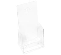 RUNROTOO Double-deck Acrylic Desktop and Wall-mounted Booklet Display Stand Organiser for Office Use, File Document Holder Suitable for Organising Catalogs, Magazines, Reports, and Folders