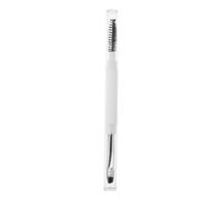 RUNROTOO Dual Head Eyebrow Brush Soft Bristle and Spiral Brow Brush, Smooth Application, Gentle on Skin, Portable Design for Precise Makeup and Eyebrow Grooming
