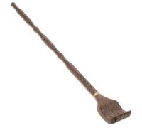 RUNROTOO Exquisitely Crafted Wooden Back Cracker for Adults with Long Handle, Itch Relief Supply and Elderly Massage Tool, Lightweight Back Scratcher for Men to Reach Hard-to-Reach Places