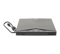 RUNROTOO External Dvd Writer USB 3.0 Portable CD Drive Burner with Fast Data Reading and Plastic Material Compatible with Notebooks and Desktops