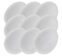 RUNROTOO Fake Pigeon Eggs Decorative Bird Nest Breeding Supplies 20pcs Simulation Eggs Solid Plastic Washable and Easy to Store, Lightweight White for Racing Pigeons
