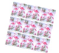 RUNROTOO Flamingo Printed Patterns and Vibrant Colours 40pcs Reusable Paper Napkins Premium Quality with Good Absorbent Ability for Party and Banquet for Fiesta Or