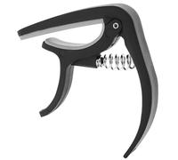 RUNROTOO Folk Acoustic Guitars Capo Guitar Clamp for Acoustic Black Plastic Compact and Portable Easy to Adjust The Pitch Performance Accessory for Professionals and Beginners