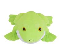 RUNROTOO Funny Lightweight Plush Frog Hat Beanie with Portable Design for Halloween Cosplay and Performance Prop, Cute Cartoon Animal Costume Headwear in Light Green